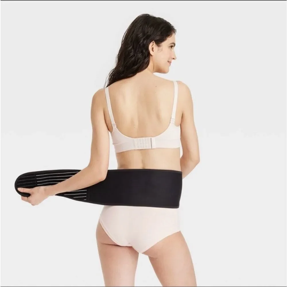 Ingrid and Isabel Black Pregnancy Support Belt Size Medium/Large New